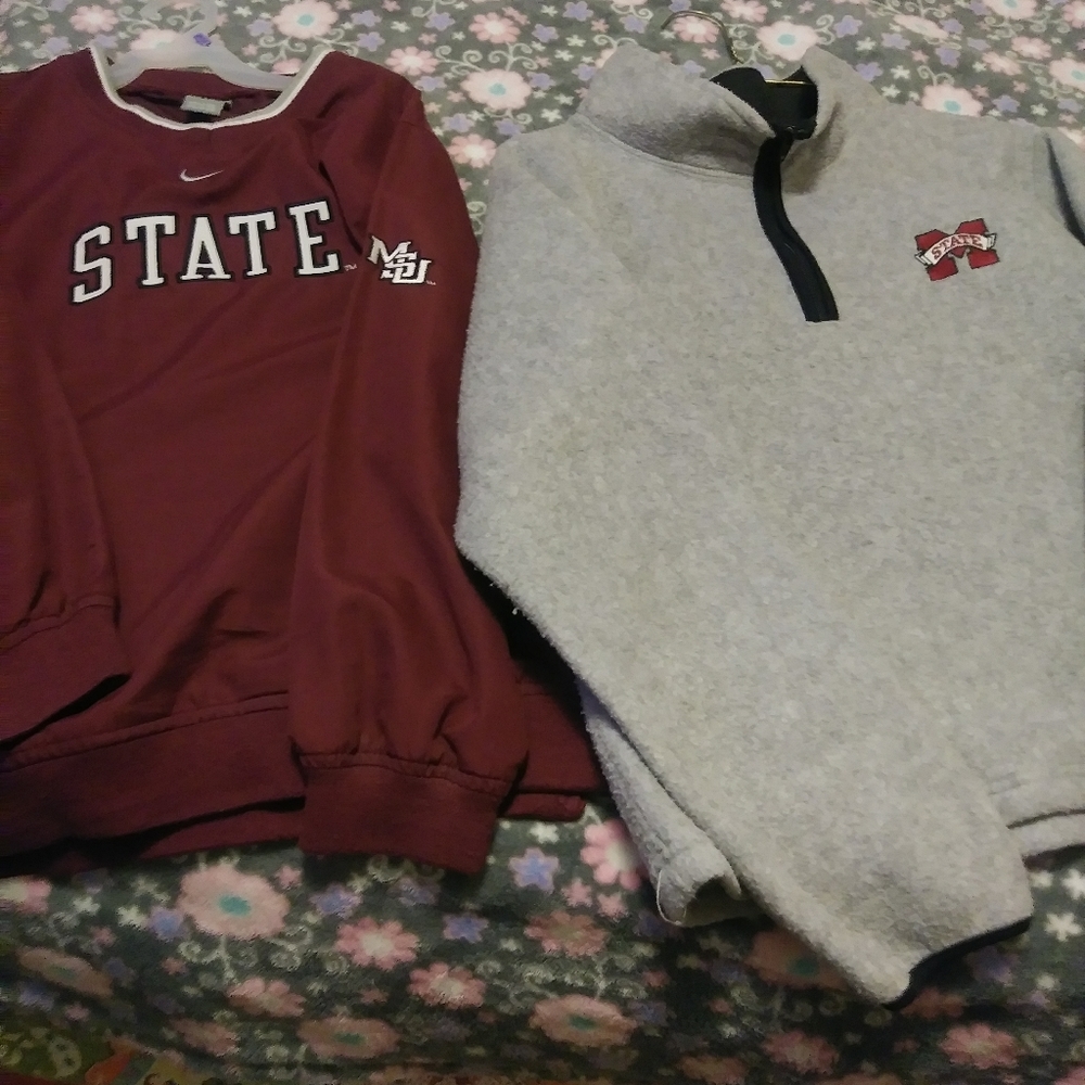 2 size medium Mississippi State jackets